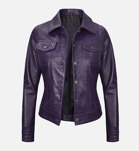Venta al por mayor de chaquetas de cuero de moda con relleno de algodón de las mujeres tamaños y colores personalizados OEM apoyo envío rápido prendas de vestir exteriores transpirables - Product Image 6