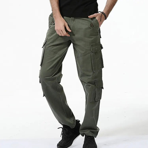 Precio al por mayor nuevos pantalones personalizados para hombre, pantalones Cargo lavados, transpirables, antiarrugas, estilo suave, pantalones Cargo de secado rápido para hombre - Product Image 1