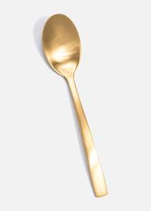 Cuchara de Postre Colorida de Alta Calidad, Cuchara de Metal para Servir, Cuchara de Acero Inoxidable para Servir la Cena con Logotipo Personalizado - Product Image 6