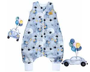 100% coton biologique sac de couchage pour tout-petits avec jambe amusant rallye ballon motif enfants sac de couchage Oeko-tex Standard sacs de couchage - Product Image 1
