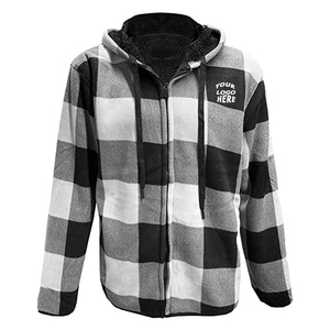 Camisas de franela a cuadros de algodón de alta calidad para hombre, chaquetas con botones y Capucha forrada de lana para hombre, chaqueta de invierno para hombre, chaqueta de hombre - Product Image 3