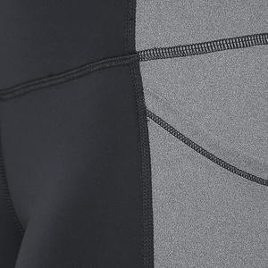 Mallas de calidad con pantalones sólidos medios para mujer, conjunto de Fitness, entrenamiento para correr, Yoga, ropa atlética - Product Image 6