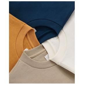 T-shirt pour homme en coton 100% de qualité supérieure, tricoté, coupe classique, manches courtes, 220g, motif de lettres épais, logo personnalisé, fournisseur BD - Product Image 2