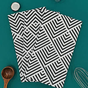 Serviettes de cuisine en coton 100% fabriquées en Inde, impressions personnalisées et broderies colorées - Product Image 2