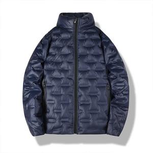 Blouson aviateur matelassé de luxe léger personnalisé pour hommes grande taille manteau d'hiver col à capuche toile tissu livraison aérienne disponible - Product Image 5