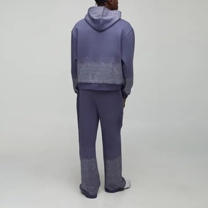 Nuevas Sudaderas con Capucha de Felpa Francesa con Pedrería Térmica Personalizadas para Hombre, Ligeras, para Invierno, Venta al Por Mayor - Product Image 2