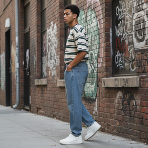 Pantalon de jogging ample vintage des années 90 pour homme, style hip-hop streetwear, coupe ample, jambe large, taille mi-haute, service OEM - Product Image 6