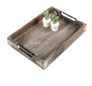 Rectangular Wood Serving Tray Perfect Placemat Wood Tray Top Price Custom Logo Wooden Food Tray - Product Image 1