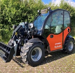 Chargeuse sur pneus compacte Kubota KTH485-2, moteur diesel, couple élevé, rayon de braquage court, équipement de construction, plus de 5 ans - Product Image 1