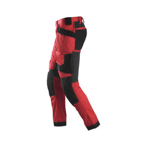 Men's Breathable CE Certified <b>Work</b> <b>Pants</b> Polyester Abrasion Resistant <b>Black</b> and Brown with Multiple Pockets for Construction Use - Product Image 3