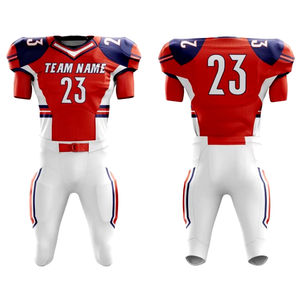 Uniforme de Fútbol Americano con Estampado Digital para Hombre, Jersey de EE. UU., Logotipo Personalizado para Adultos, Transpirable, de Secado Rápido, Antibacteriano - Product Image 1