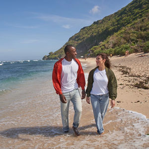 Ultifresh Lightweight Woolen Windbreaker Zip-Up Bomber <b>Jacket</b> Unisex Waterproof Eco-Friendly <b>Summer</b> Woven Washed Casual Moisture - Product Image 3