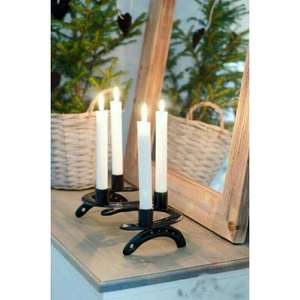 Horse <b>Shoe</b> Candle Stand Metal Crafts Decorative Candle <b>Holder</b> For Event Supplies Party Decoration Items - Product Image 4