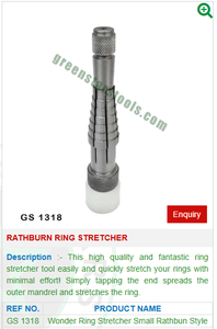 Rathburn GS 1318 <b>Ring</b> Stretcher Essential Jewelry Tools for Jewelers - Product Image 2