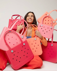 Bolsa de Playa de EVA Personalizada al por Mayor, Bolso de Mano Impermeable de Goma, Fácil de Limpiar, Portátil, con Parte Superior Abierta, para Viajes de Verano - Product Image 1