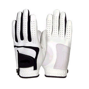 Guantes de golf de piel de oveja auténtica con dedo completo personalizados Cabretta cuero suave transpirable antideslizante características deportivas piel de oveja auténtica - Product Image 3