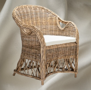 FRENCHIE FAUTEUIL en rotin naturel confortable fabriqué à la main KUBU Parfait pour les loisirs, la détente et le mobilier d'extérieur - Product Image 2