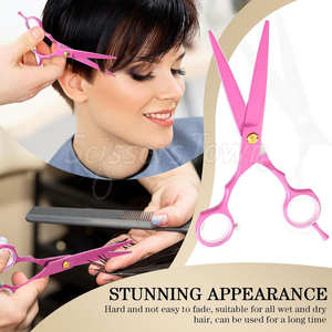 Ciseaux de coiffeur avec lames tranchantes personnalisées et poignée équilibrée pour une coiffure lisse - Product Image 3