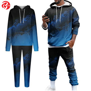 Nouveau design Impression par sublimation Survêtements 100% coton pour homme à prix raisonnable Survêtements imprimés pour homme - Product Image 5