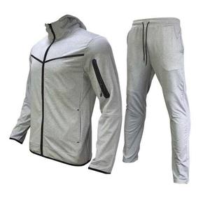 Vente en gros Ensemble de survêtement de jogging respirant à fermeture éclair complète personnalisé Vêtements de sport à manches longues Activité de plein air disponible pour les ensembles pour hommes OEM - Product Image 1