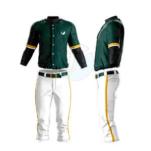 Mejor precio Suministro directo de fábrica Tallas grandes Transpirable Béisbol Softball Jersey Set Ropa deportiva de calidad para adultos Suave - Product Image 2