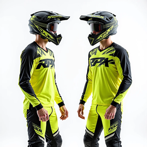 Camiseta de Motocross Personalizada para Hombre, Transpirable, de Secado Rápido, Resistente al Viento, Manga Larga, para ATV, Motociclismo, Automovilismo - Product Image 4