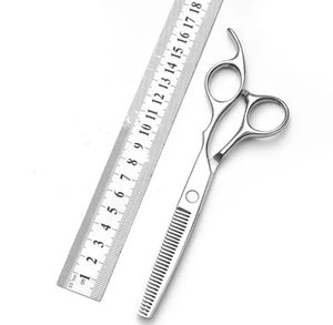 กรรไกรตัดผมแบบแบนใช้เลเซอร์สำหรับช่างตัดผมตัดผมอุตสาหกรรม - Product Image 5