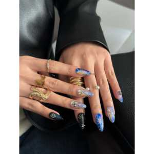 Celestial Oath Press on Nail Art - Decoración de uñas elegante con diseño elegante - Product Image 2