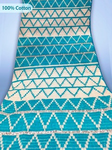 Tissu jacquard Kente traditionnel durable, 100% coton, motif ethnique, matière Kente pour la mode et les vêtements traditionnels - Product Image 4