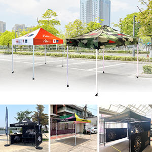 Waterproof <b>PC</b> Aluminum Frame Pop-Up Tent Logo Advertising Print-Hex Banner <b>Stands</b> for Outdoor Events Exhibitions Trade Shows - Product Image 4