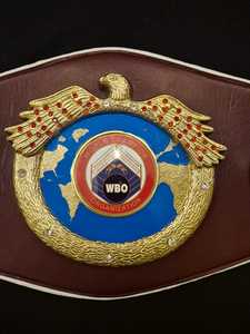 เข็มขัดแชมป์มวยแบบกำหนดเองพร้อมสายหนัง - Product Image 5