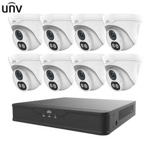 NOUVEAU Système de Caméras de Sécurité CCTV Intérieur/Extérieur, Kit de Caméras avec Alimentation POE, Fonction d'Alarme IA - Product Image 1