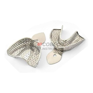 Bandejas Perforadas de Acero Inoxidable con Contorno Anatómico, Autoclavables, para Modelos de Estudio Detallados, Impresiones de Alginato, Pediatría - Product Image 5