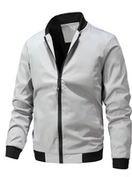 Veste sans manches coupe-vent décontractée pour homme, col montant, logo frontal, rembourrage en polyester de haute qualité, chaude