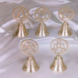 Sonajero de Mano Moderno con Campana Metálica para Navidad, Uso en el Aula, Técnica de Fundición, Electrochapado - Product Image 1