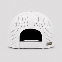 Casquette de golf respirante à blocs de couleur, casquette de baseball haute performance avec ventilation découpée au laser, légère, pour le sport, avec logo personnalisé pour homme
