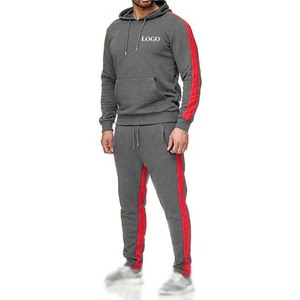 Premium Custom Jogger Hoodie Set Chándal Cheep Price Transpirable Winter Men's Sweatsuit Jogging Suit - Product Image 6