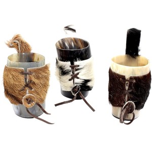 Authentique corne à boire Viking naturelle, fabriquée à la main et écologique, chope à bière polie personnalisable pour le bricolage par sublimation - Product Image 6