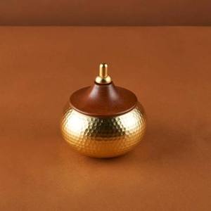Cuencos para Servir Dátiles Plateados, Hechos a Mano, Ecológicos, de Diseño Moderno, de Primera Calidad, en Caja para Uso en Ramadán y Eid Khajoor - Product Image 4