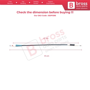 Cable Bowden para Manija Exterior de Puerta Delantera BDP1596 para Serie 3 F30 F31 F35 F80 M3 LCI 2012-2019 51217259828 - Product Image 6