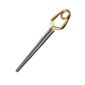 Clip d'occlusion temporaire Yasargil, 20 mm, à mâchoire droite, en acier inoxydable, kit d'instruments manuels, certifié CE - Product Image 1