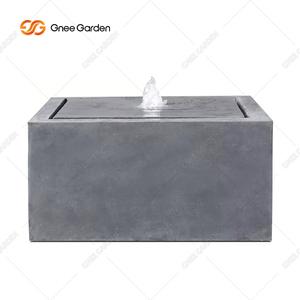 Nouvelle Fontaine Cube en Aluminium Noir Haut de Gamme 2026 – Cascade Électrique à Brancher pour Aménagement Paysager - Product Image 6