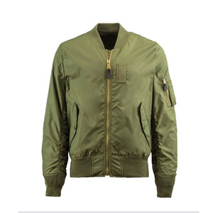 Venta al por mayor 2025 chaqueta de invierno de hombre de talla grande de moda diseño de bombardero personalizable en tela de lona - Product Image 1