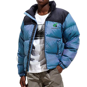 Bomber con capucha de gran tamaño para hombre, chaqueta de invierno, chaqueta acolchada hecha a medida, ropa de abrigo de moda, logotipo impreso, manga larga, calidad Premium - Product Image 1