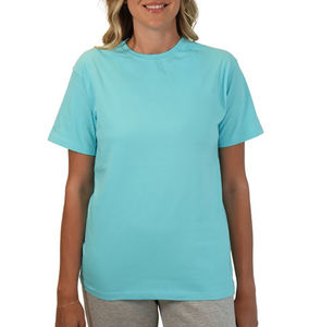 Vente en gros de haute qualité Nouveau T-shirt pour femme à la mode Logo personnalisé Pur coton tricoté 180 GSM O-Neck Digital Quick Dry - Product Image 2