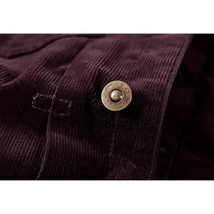 แจ็กเก็ตยีนส์สตรีทแวร์เสื้อแจ็กเก็ตยีนส์ขนเฟอร์ผู้ชายเสื้อโค้ทเข้ารูปแฟชั่นฤดูใบไม้ร่วงฤดูหนาวใหม่ - Product Image 4