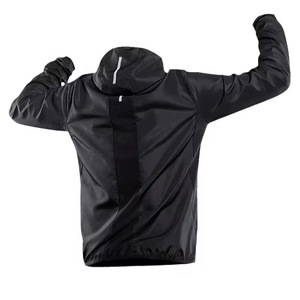Veste matelassée à capuche légère pour homme 2025 Logo personnalisé Respirant Toile Coupe-vent Imperméable Couleur unie Mode d'hiver - Product Image 2