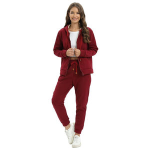 Vente en gros Ensemble de survêtements en polaire vintage pour femmes, confortables et élégants pour un usage quotidien Survêtements pour femmes - Product Image 4
