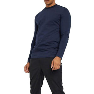 High Quality Custom Logo Printed <b>Long</b> <b>Sleeve</b> T-shirt 100% Cotton <b>Tshirt</b> Crew Neck 250 GSM Hip Hop <b>Long</b> <b>Sleeve</b> T Shirts for <b>Men</b> - Product Image 6