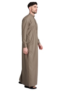 Thobe Masculino, Ropa Tradicional Musulmana, Thobe Árabe Elegante Personalizado al por Mayor, Jubbah Al Daffah - Product Image 3